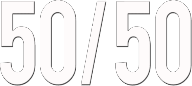50/50