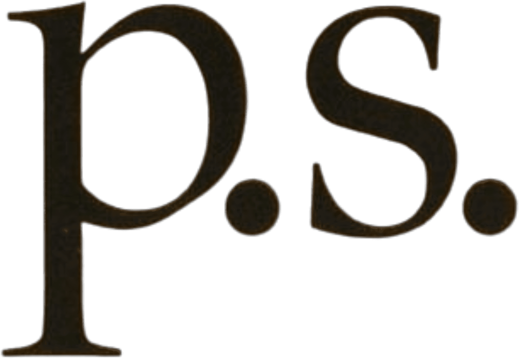 P.S.